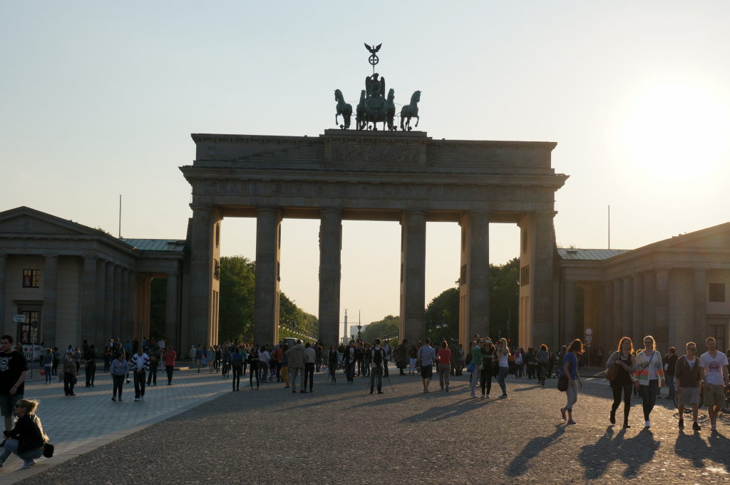 Другая сторона Бранденбургских ворот