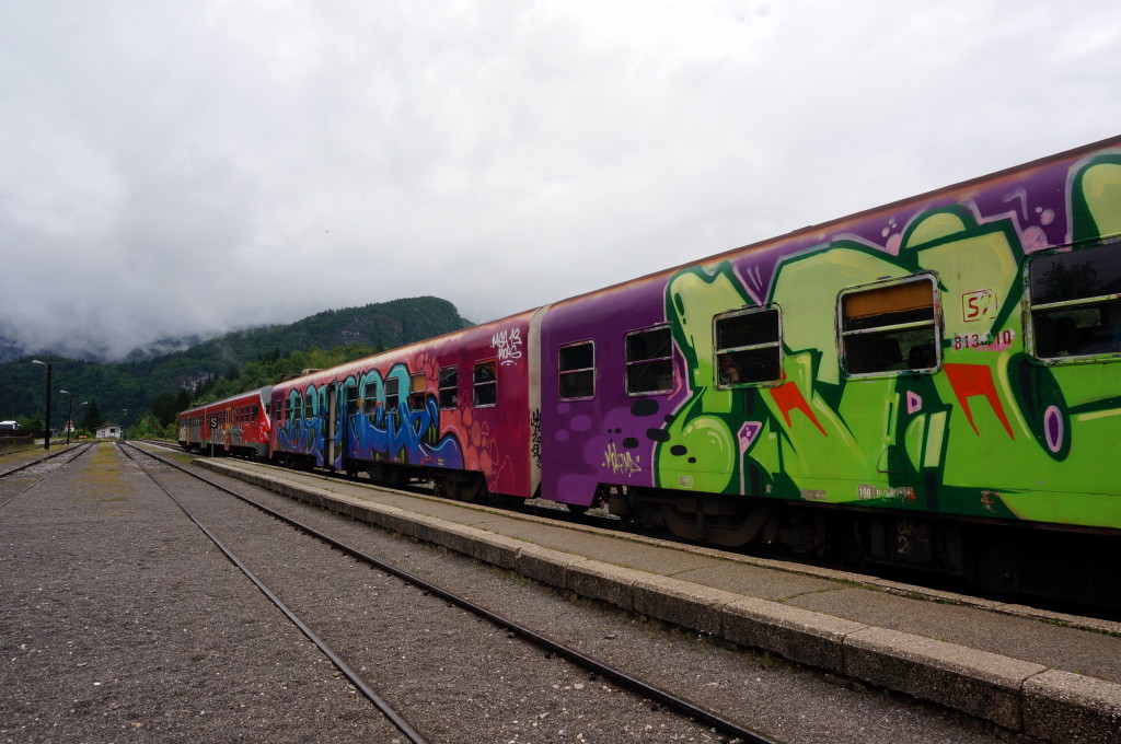 Поезд в Словении
