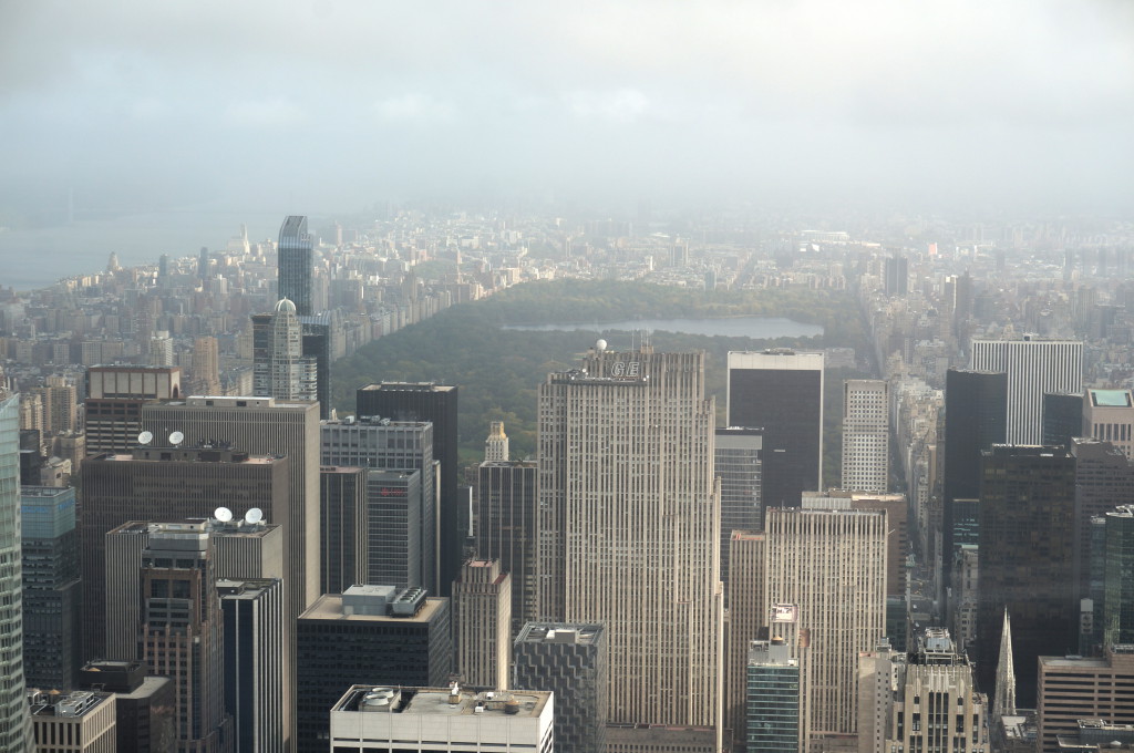 Central Park со 102 этажа видно гораздо лучше