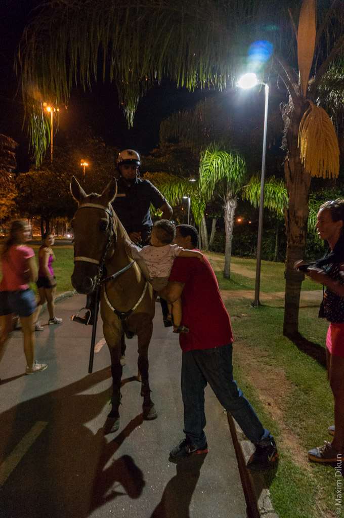 Полицейский Рио-де-Жанейро на лошади